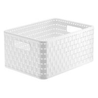 koš-box 11,0l bílý COUNTRY A5+, 32,8x23,8x16, plast