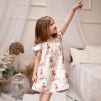 ESITO | Dívčí riflové šaty Denim hearts - modrá / 74 - 80