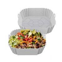 forma 20x20cm, do horkovzd.fritézy, šedá, silikon