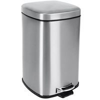 koš odp.12,0l NR pedál, 24x24x40cm