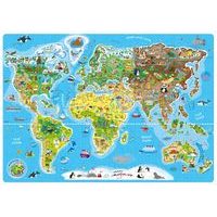 Puzzle - Mapa světa, 160 ks – CZ