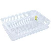 odkapávač nád. 46x37,5x 8,5cm, VIO, 2díl., transp.plast