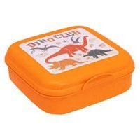 box 14,5x14,5x5cm, svačina, oranž. DINO CLUB, dětský,