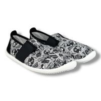 Froddo G1700421-4 – dívčí barefoot bačkory starorůžové s jednorožcem