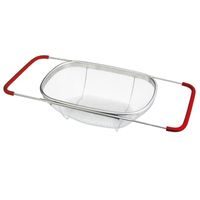 BERLINGERHAUS Cedník s výsuvnými rukojeťmi na dřez nerez Leonardo Collection BH-8824