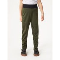 Unuo Dětské softshellové kalhoty s fleecem pružné Sporty, Khaki