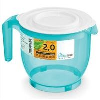 mísa 2,0l šlehací-1365 s výlevkou,víko,plast