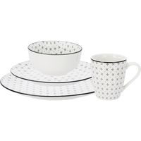 SIAKI Jídelní sada porcelánová 16 ks KO-Q04000100