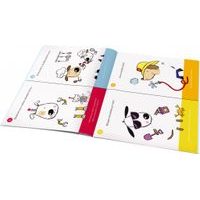 SVET JEŽKOV, UŠIAKOV a ďalších chlpáčov – Kniha samolepiek