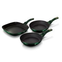 BERLINGERHAUS Sada pánví s titanovým povrchem 3 ks Emerald Collection BH-6167