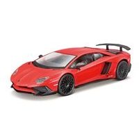 Bburago Bburago - Auta HOBBY, Plus, Lamborghini Aventador LP 750-4 SV, červená, 1:24