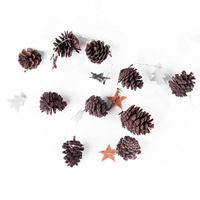 SVENSKA LIVING ŘETĚZ 10LED ŠIŠKY, HVĚZDY A STROMEČEK ČASOVAČ 2XAA_hamashop