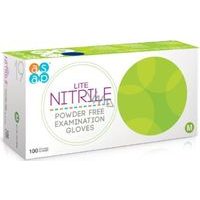 rukavice 100ks NITRIL -M-bez pudru, jednoráz.