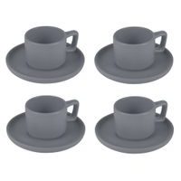 BERLINGERHAUS Sada hrnků na espresso s podšálkem 8 ks 100 ml Aspen Collection BH-10018