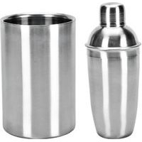 EXCELLENT HOUSEWARE Barmanská sada nerez shaker + chladič na lahve KO-A12441330