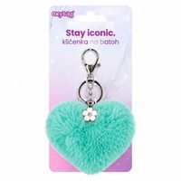 Fashion klíčenka srdce zelené