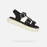Černé dívčí sandály Geox Sandal Kodette