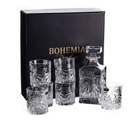 karafa 0,85+sklen. 320ml, 6ks, FIORE, BOHEMIA PR., whisky, DB