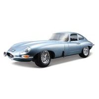 Bburago Bburago - Auta HOBBY- Jaguar E-type Coupe, metalic modrá, 1:18