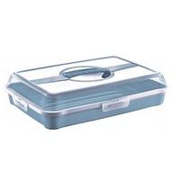 box PARTY-Enrico, 43x29,5x10,5cm, sev.modrá, plast