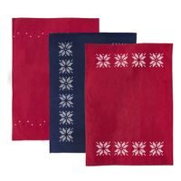 Utěrka kuch. bavlna Vánoční svetr 3 ks