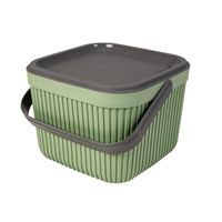TORO KOŠÍK S VÍKEM A RUKOJETÍ 7 L, PLAST, ZELENÁ