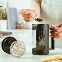 konvice 0,80l MISTY, COFFEE MAKER, sklo/plast