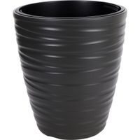 PROGARDEN Květináč plastový 37,5 x 41,9 cm tmavě šedá KO-Y89300860