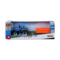 Bburago Bburago - FARMLAND, Fendt 1050 Vario s rotačními hráběmi, 10 cm