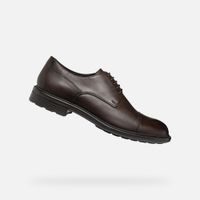 Tmavě hnědá pánská společenská obuv Geox Walk Pleasure