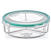 box 1,35l FRESH dělený(3x0,45l),klick d21x6cm,transp.plast