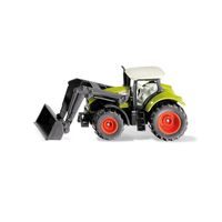SIKU Blister - traktor Claas Axion s předním nakladačem