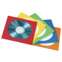 Hama papírové obaly na CD/DVD, barevné, balení 100 ks (cena za balení)