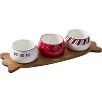 EXCELLENT HOUSEWARE Servírovací sada 4 ks s vánočním motivem KO-210001850