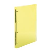 Pořadač PP A5 4kr. Lines žlutá