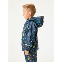 Unuo Dětská softshellová bunda s fleecem Basic, Růžová, Jednorožci