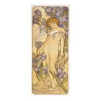 Pohled Alfons Mucha – Iris, dlouhý Baagl