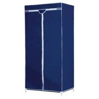 ALPINA Textilní šatní skříň 75x50x160cm tmavě modrá ED-208328