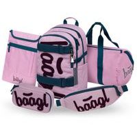 BAAGL SET 5 Skate Rose: batoh, penál, sportovní taška, ledvinka, obal na notebook GRS