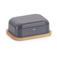 KELA Dóza na máslo Namur antracit 15,5x11,5x6cm KL-12083