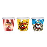 box 3,75l POPCORN, 2dekory, d19x18,5cm, plast