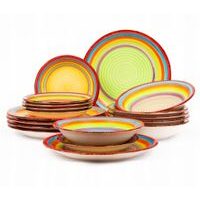 HIT Jídelní sada talířů Ibiza 18 ks HT-24327104