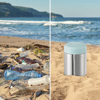 Xavax To Go, tepelněizolační lahev, 750 ml, pro sycené nápoje, šroubovací, pastelově modrá