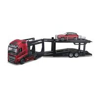 Bburago Bburago - STREET FIRE, Haulers Multicar carrier, Volvo FH16 w/Land Rover LRX Concept, 1:43