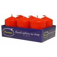 Provence Svíčka válec 6 ks červená, 3, 8 x 5, 5 cm_hamashop