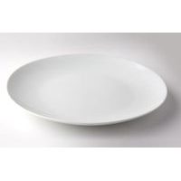 talíř d21cm mělký, KUBA dětský, bílý porcelán