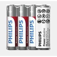 baterie ALKALINE AAA LR03 1,5V Mikrotuž., PHILIPS (krab.48ks=12x4ks)