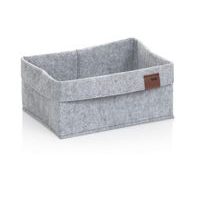 KELA Koš Fay 26x19 cm filc světle šedá KL-24460