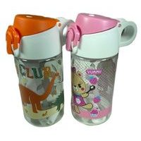 láhev 0,52l DINO, GIRL, brčko, kryt, plast