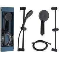 EXCELLENT HOUSEWARE Sprchová hlavice a hadice s držákem 3 funkce matná černá KO-CF6000130